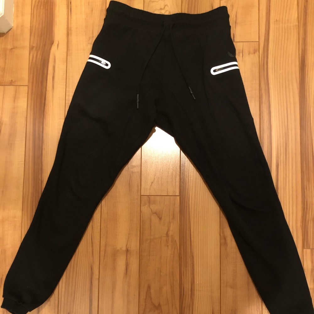 ASRV Aesthetic Revolution Black Reflective Joggers
